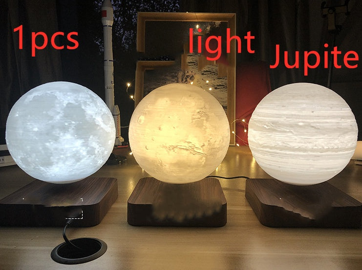 Magnetic Levitation Table Lamp - Moon Light 3D Printing Planet Night Light