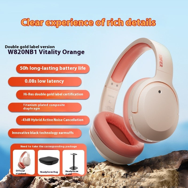 Double Gold Standard Version Active Noise Reduction Headset Bluetooth