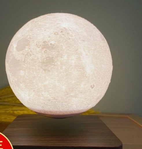Magnetic Levitation Table Lamp - Moon Light 3D Printing Planet Night Light