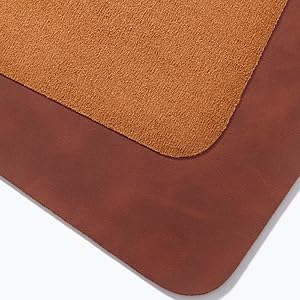 YSAGI Leather Desk Mat - Non-Slip PU Desk Pad for Office and Home Large Mouse Pad and keyboard Desk Mats on Top of Desks
