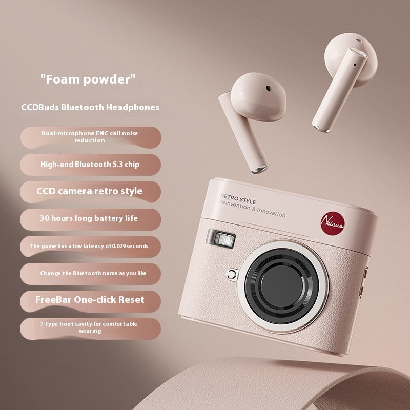 Wireless Bluetooth Headset Semi-in-ear New