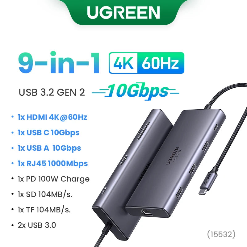 UGREEN Multiport USB-C Docking Station