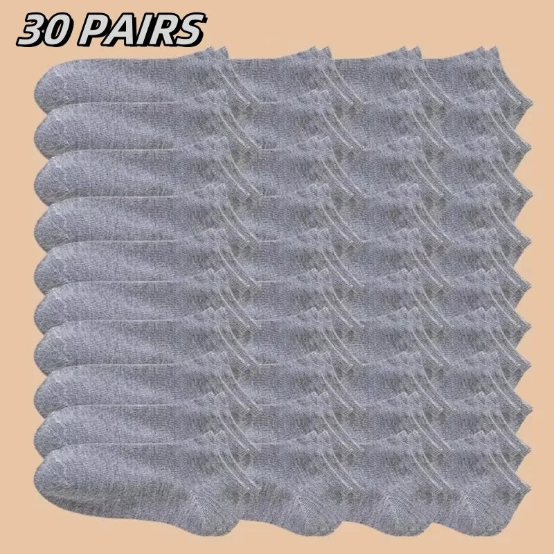 10 Pairs Women/Men Boat Socks Invisible Low Cut Silicone Non-slip Summer No-show Ankle Socks Solid Color Casual Breathable