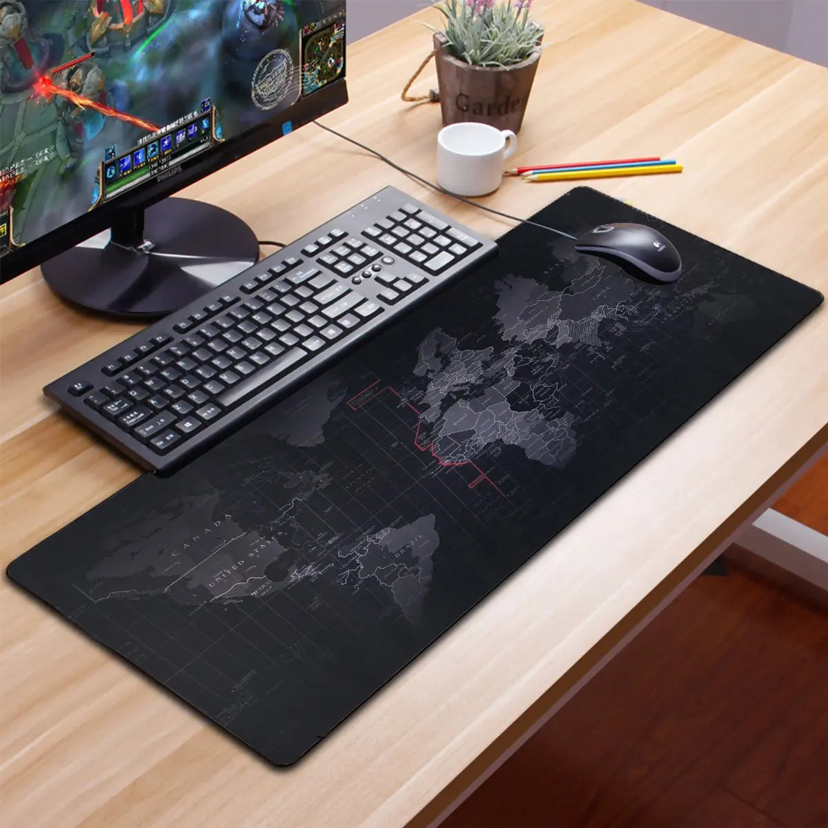 Super Large Gaming Mouse Pad Gamer Big Mouse Mat For PC Computer Mouse Pad XXL Carpet Surface Mouse Pad Keyboard Desk Mat