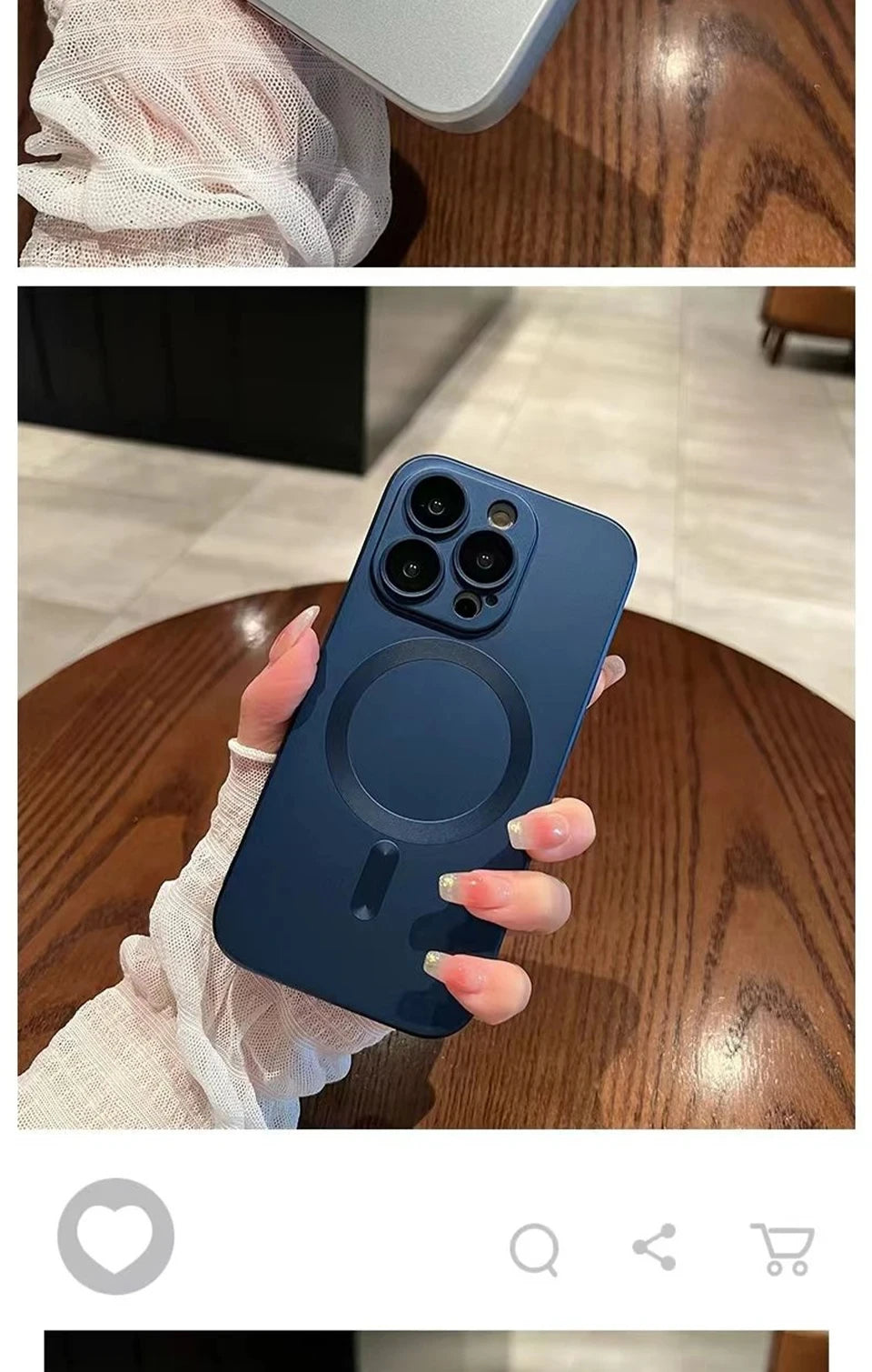 Original Matte Silicone Magnetic Case For iPhone 1