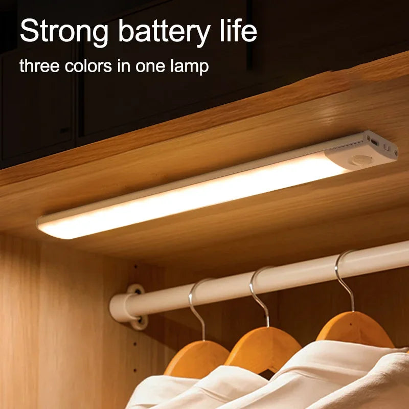 10/20/30/40/60CM Night Light USB Rechargeable Motion Sensor Led Light