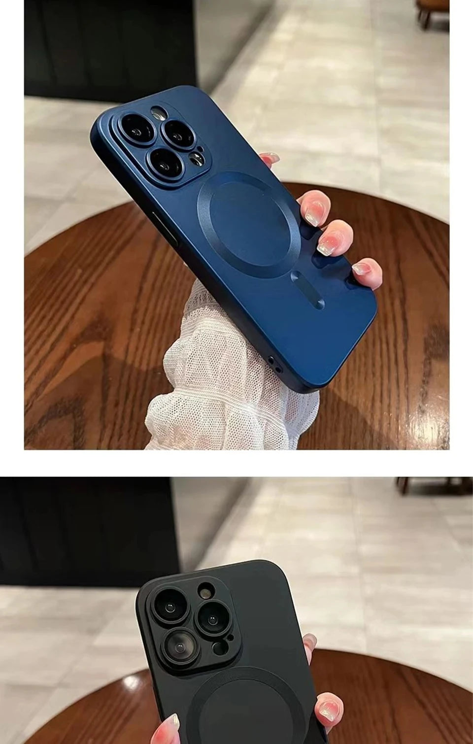 Original Matte Silicone Magnetic Case For iPhone 1