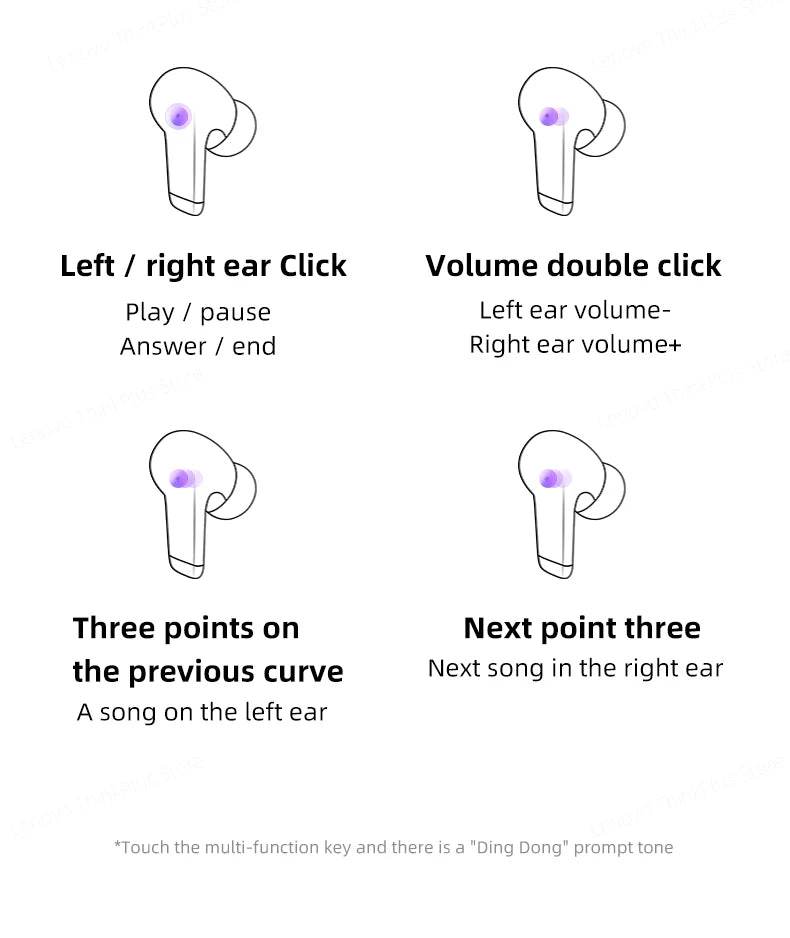 Original Lenovo LP5 TWS Wireless Bluetooth Earphone Long Battery Life Sports Headphone Dual Mode Gaming HD Call Headset With Mic