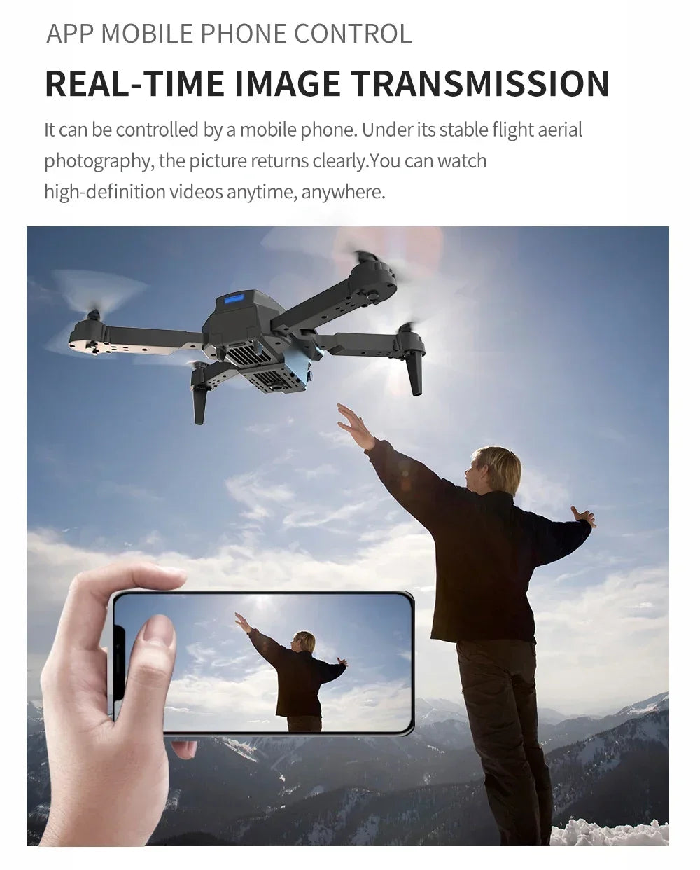 New E88Pro RC Drone 4K Professinal With 1080P Wide Angle Dual HD Camera Foldable RC Helicopter WIFI FPV Height Hold Apron Sell