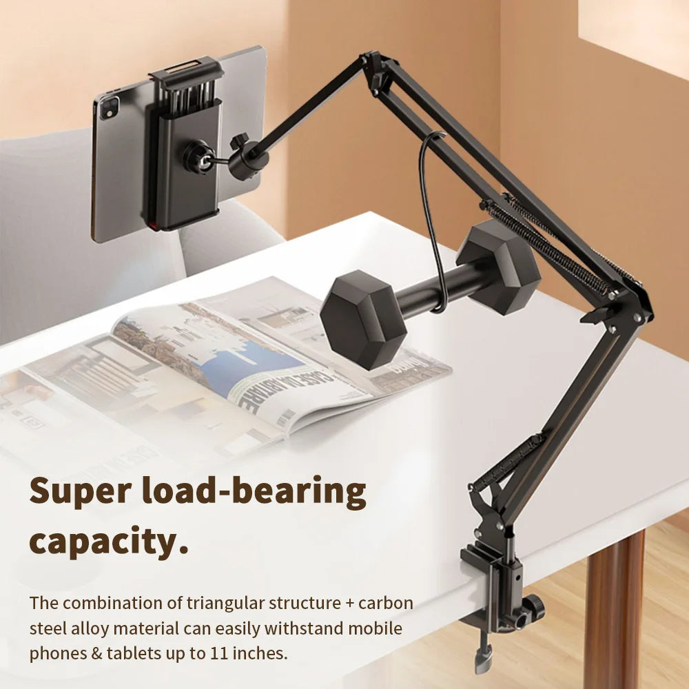 Adjustable Metal Arm Tablet Mount