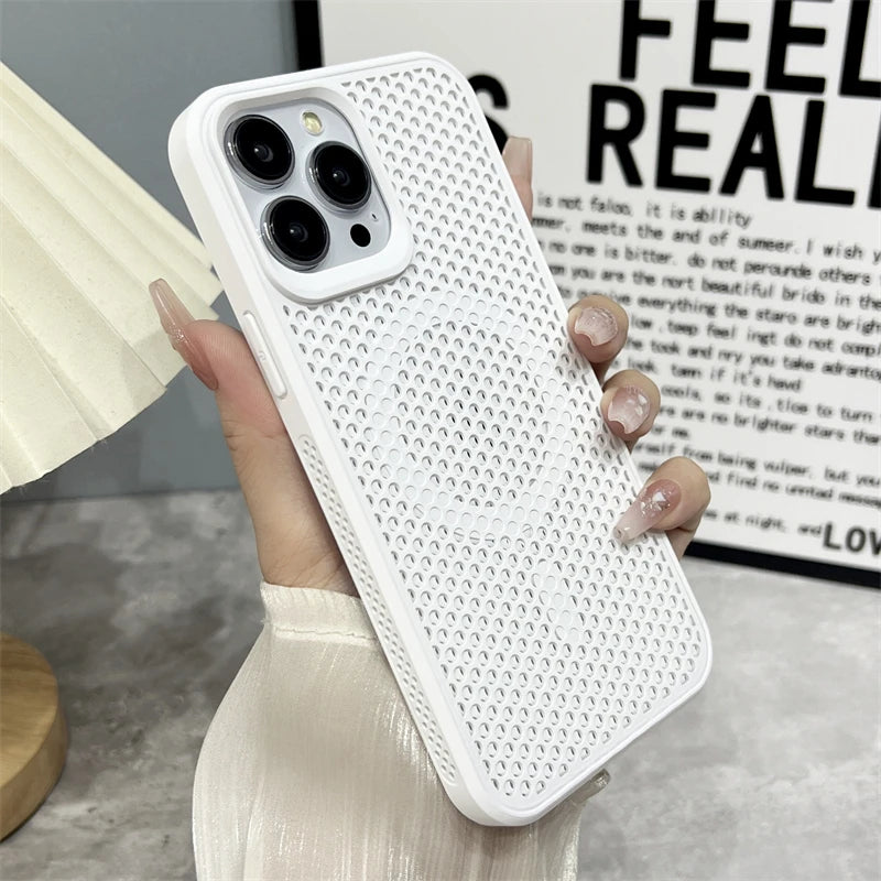 Heat Dissipation Magsafe Mesh Case For iPhone