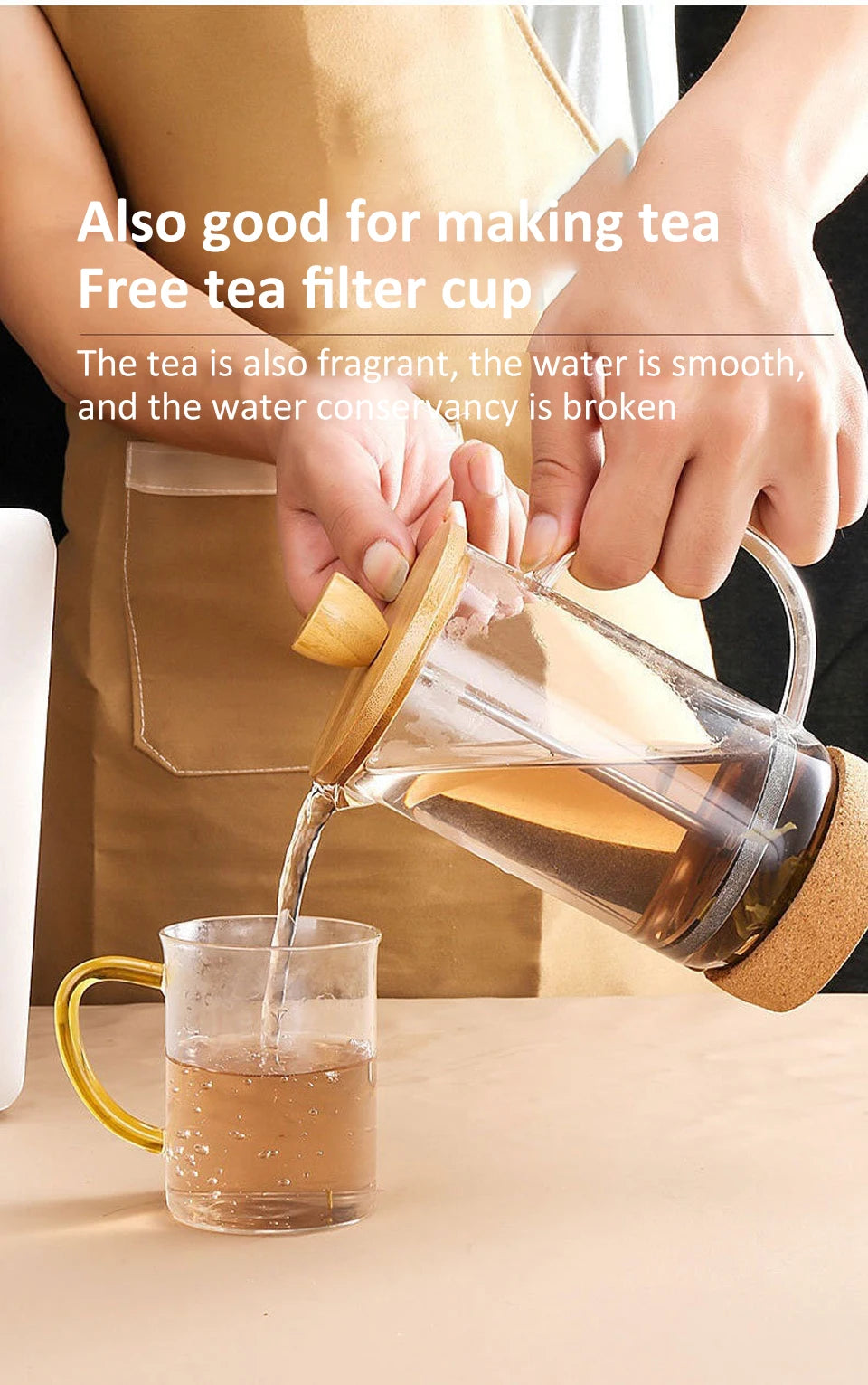 350-1000ml French Press - Stainless Steel and Glass Coffee Maker