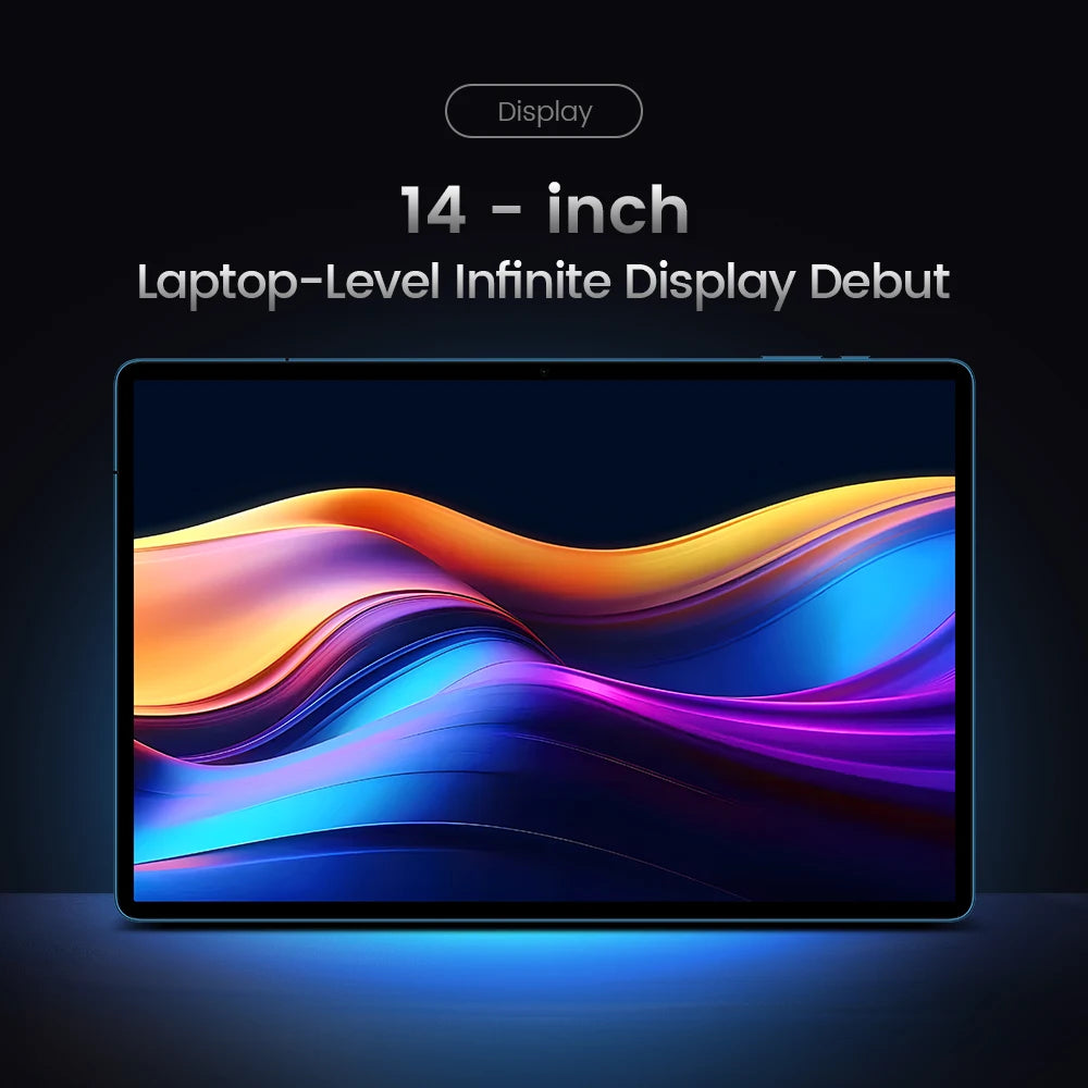 Teclast T70 Tablet 14" FHD Display Android 14 MTK Helio G99 8GB+256GB 10000mAh Battery 18W 4G LTE Global Version