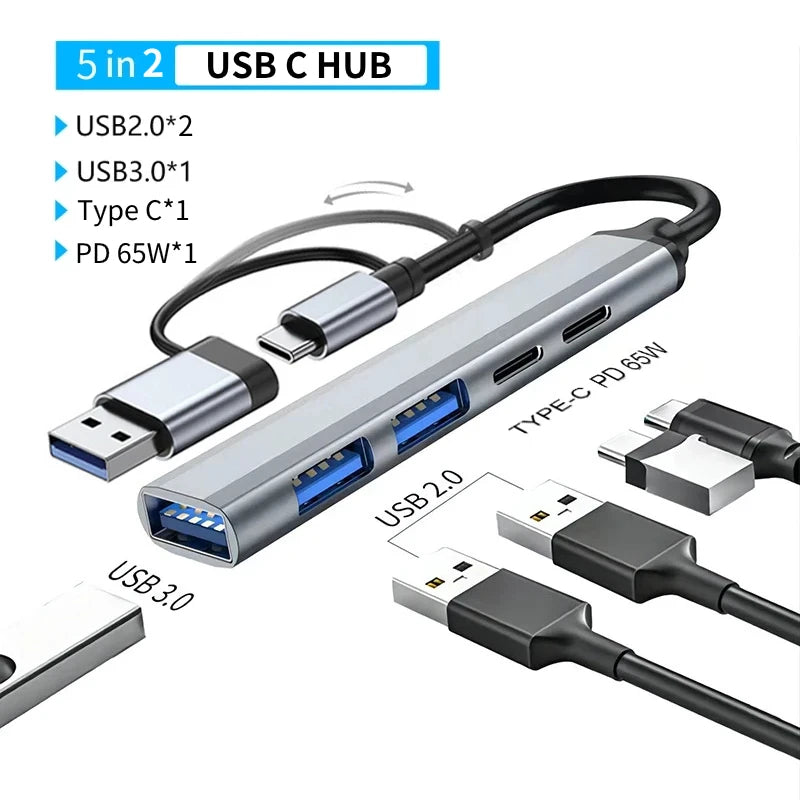 Kebidumei Multiport USB-C HUB