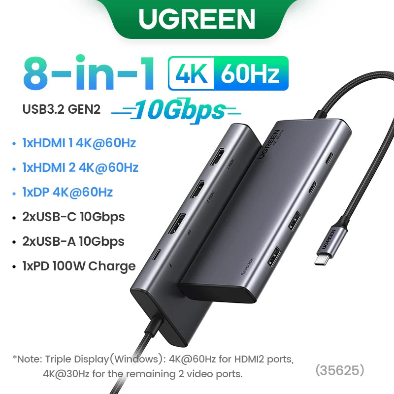 UGREEN Multiport USB-C Docking Station