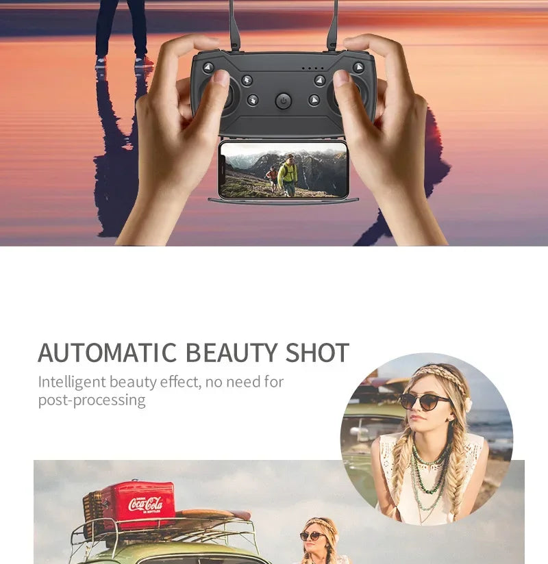 New E88 Pro WIFI FPV Drone Wide Angle HD 4K 1080P Camera Height Hold RC Foldable Quadcopter Dron Helicopter Toys Gift