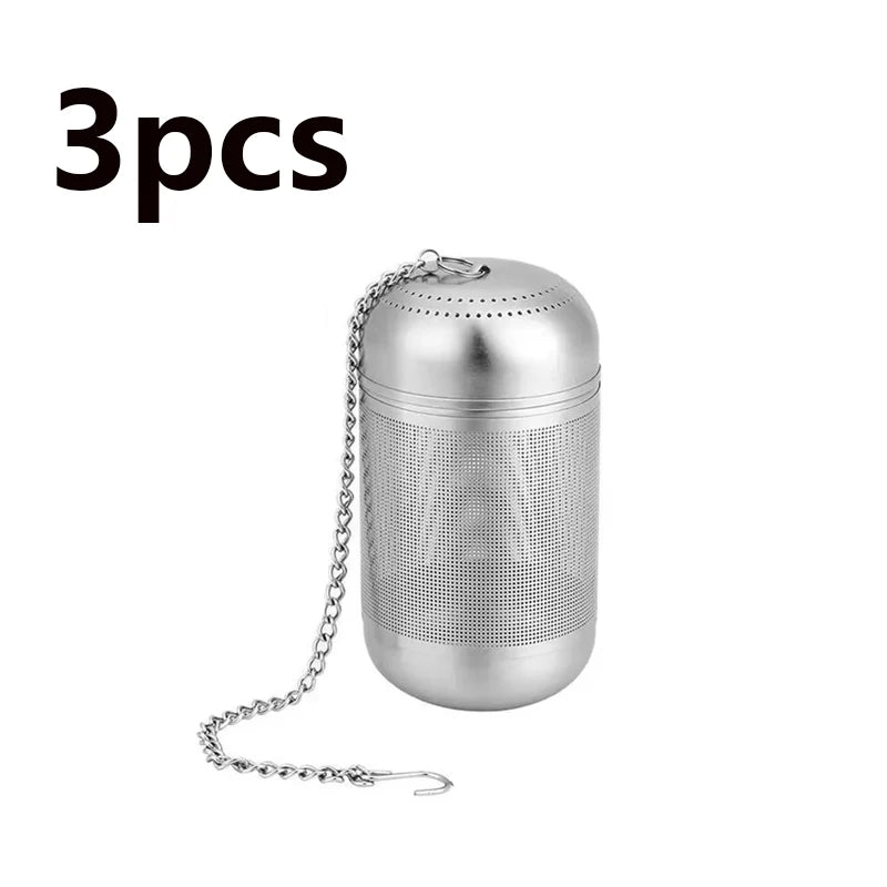 Tea Strainer Stainless Steel Tea Infuser Tea Leaves Spice Seasoning Ball Strainer Teapot Fine Mesh Coffee Filter Teaware