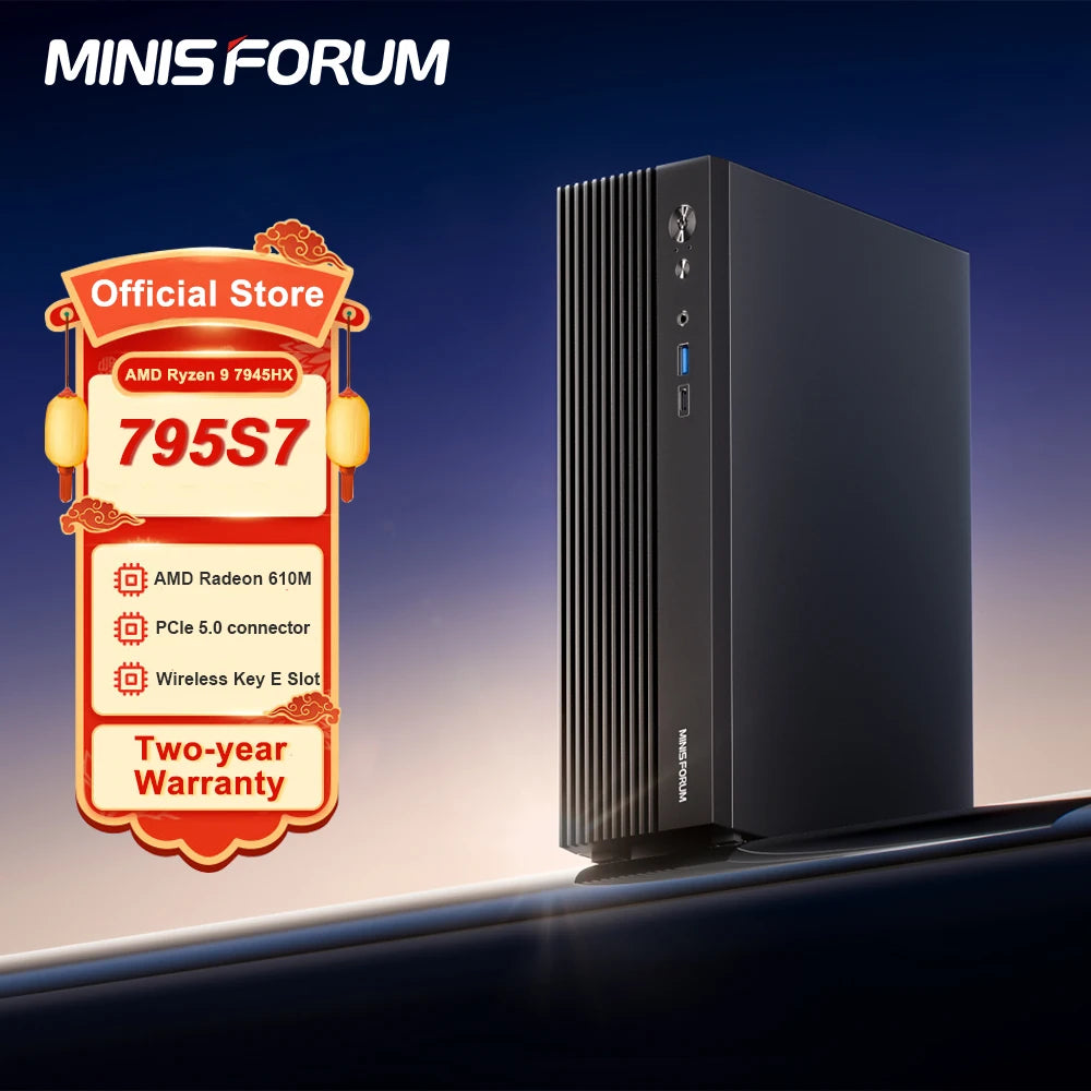 MINISFORUM MINI PC 795S7 - Mini Gaming Desktop
