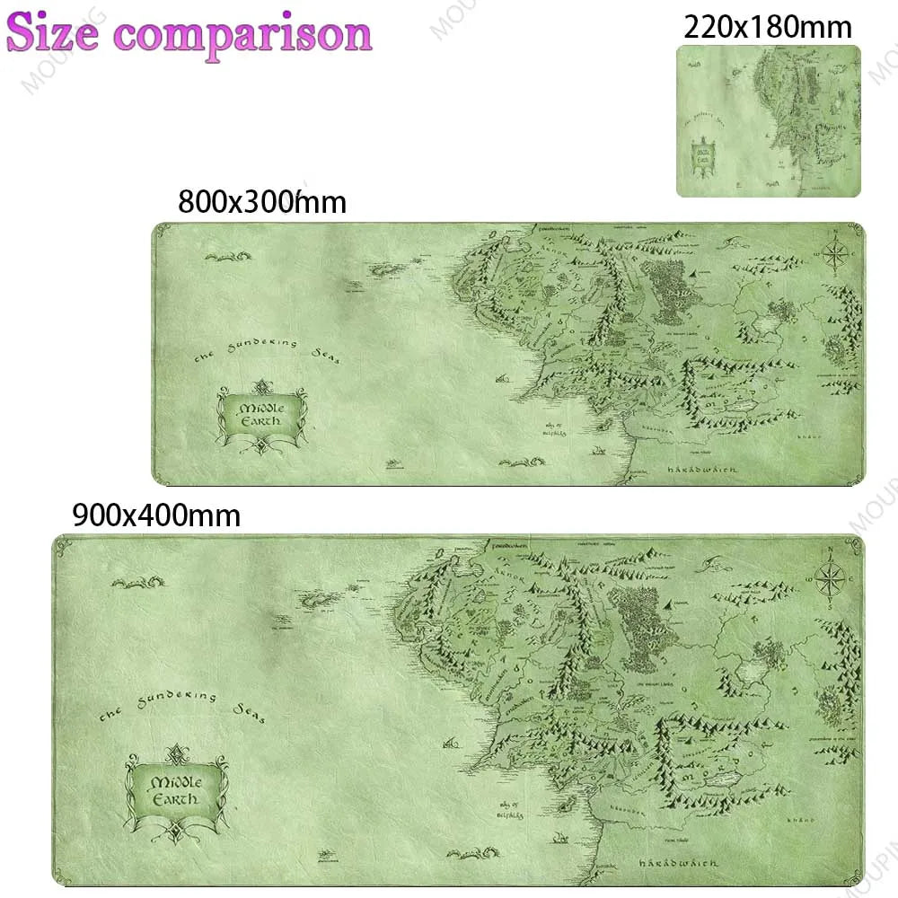 Vintage Map Deskmat,OLD MAP of The World Gaming Mouse Pad Laptop Office Home Mousepad Gamer Keyboard Carpet Computers Mouse Mats