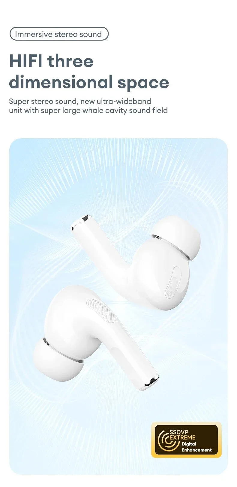 Lenovo LP5 PRO Wireless Bluetooth 5.4 Earphones TWS HiFi Sound Gaming Earbuds LP5Pro Sport headset Long Standby Touch Control