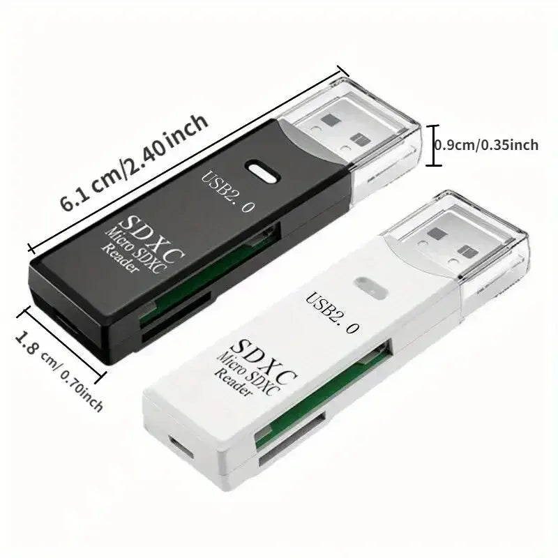 Robust 2-in-1 USB 3.0 2.0 Micro SD Card Reader