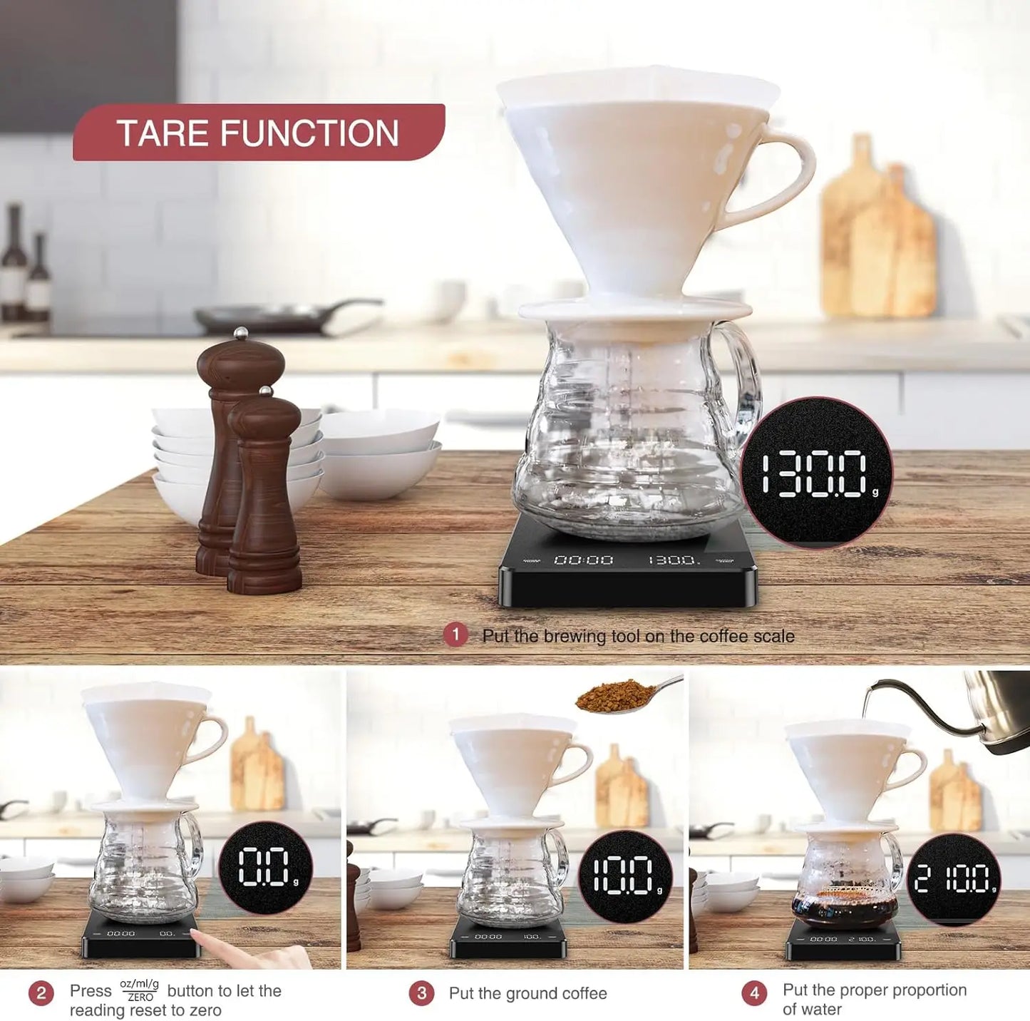 Household electronic kitchen scale