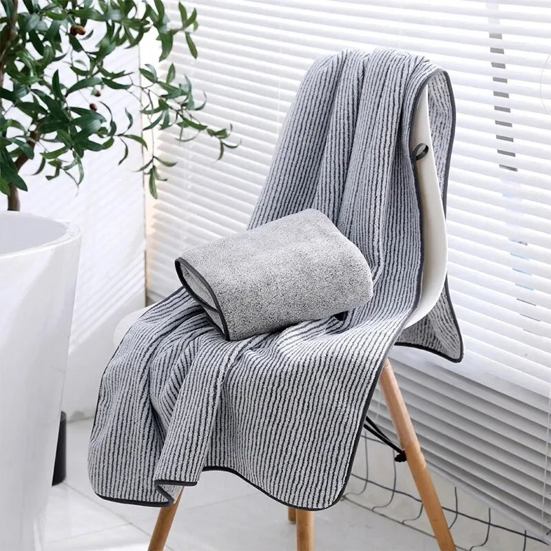 1PCS Thickened Bath Towels - 100% Bamboo Fiber