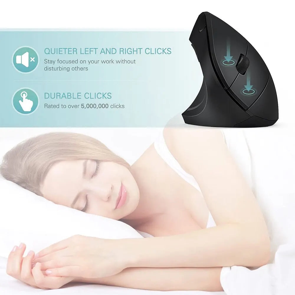 Ergonomic 2.4GHz Wireless Optical Vertical Mouse