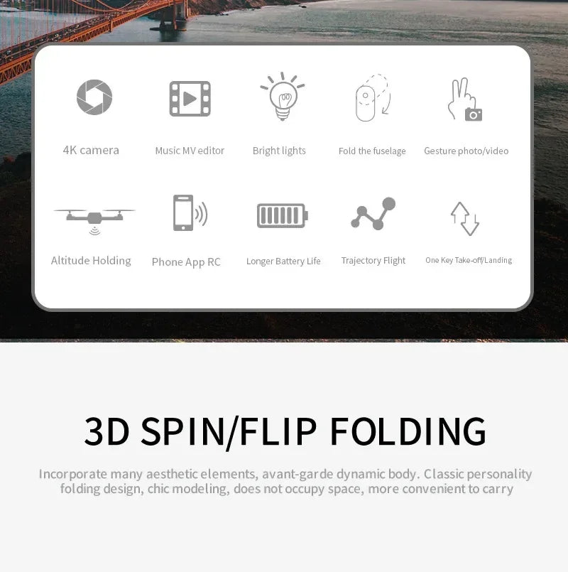 New E88 Pro WIFI FPV Drone Wide Angle HD 4K 1080P Camera Height Hold RC Foldable Quadcopter Dron Helicopter Toys Gift