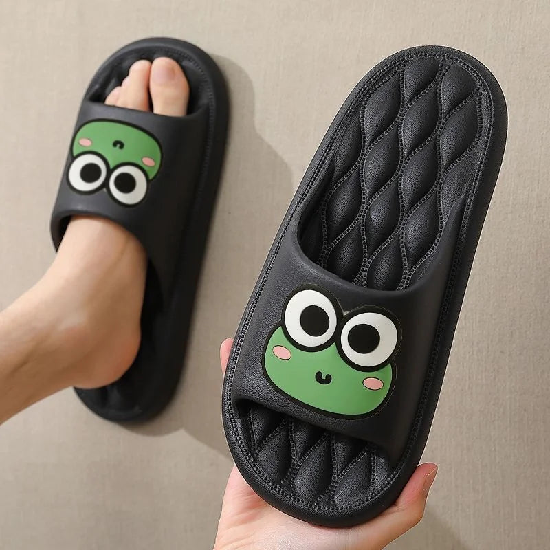 Summer Animal Print Beach Slides
