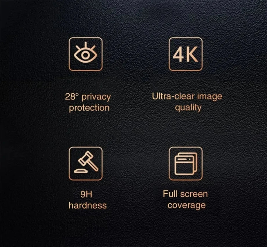 Anti-Spy Tempered Glass Screen Protector – Secure Your Privacy, Protect Your Screen