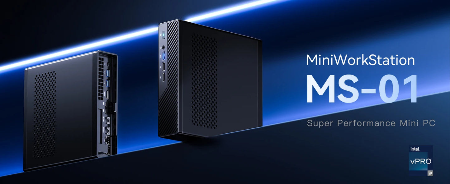 MINISFORUM Mini PC MS-01 Intel i9 Mini Computer