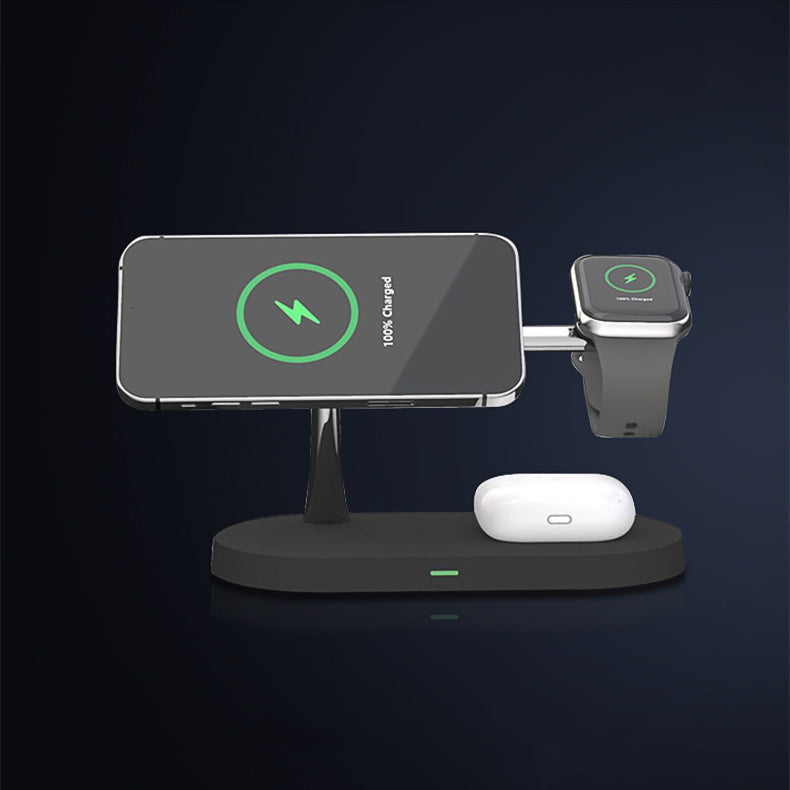Multifunctional Five-In-One Magnetic Wireless Charging Dock