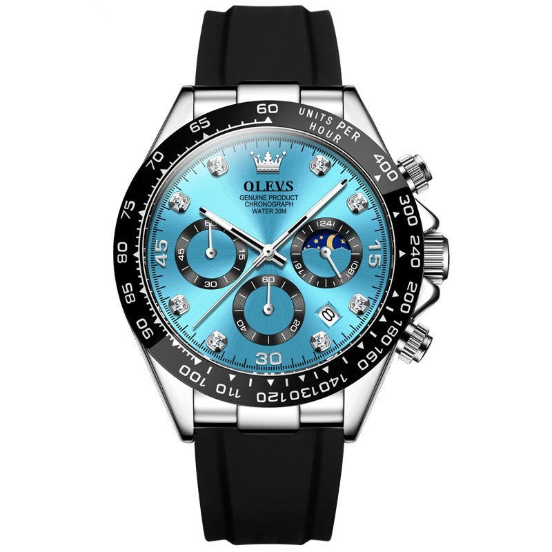 Multi-Function Sports Timing Quartz Men