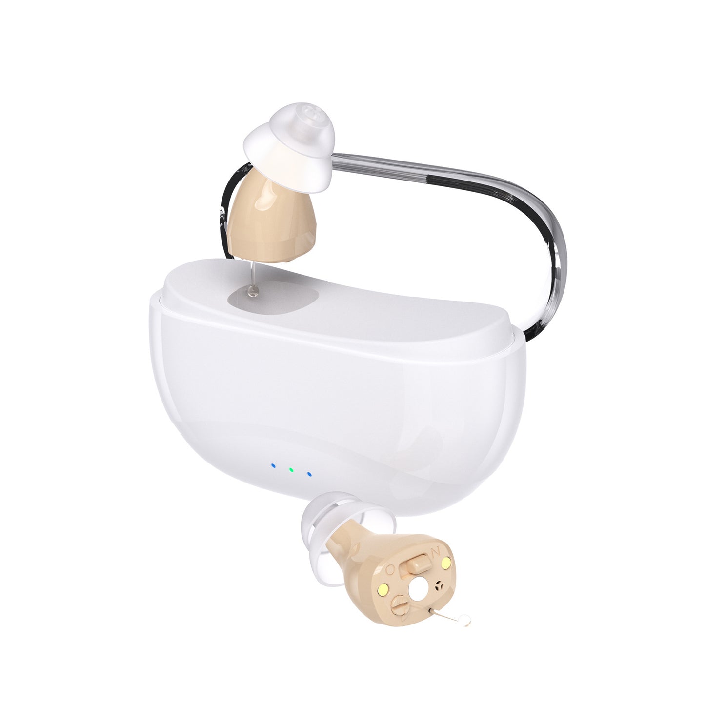 Digital Hearing Aid For The Elderly Invisible Noise Reduction Sound Amplifier