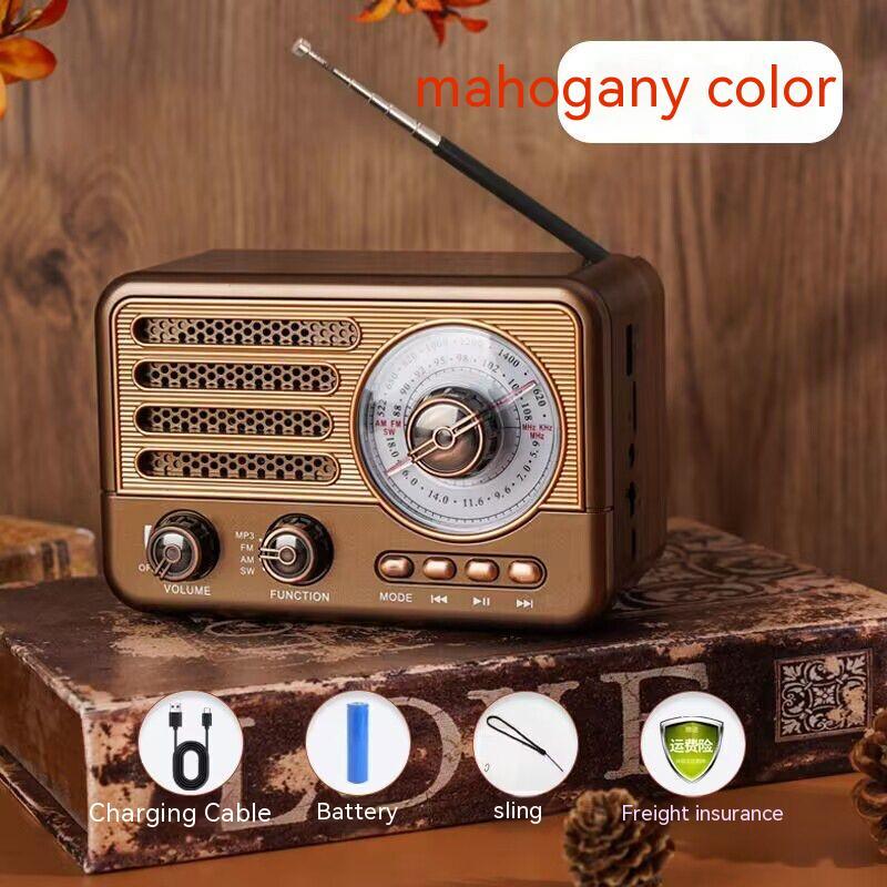 Retro Wireless Bluetooth Speaker Mini FM Radio