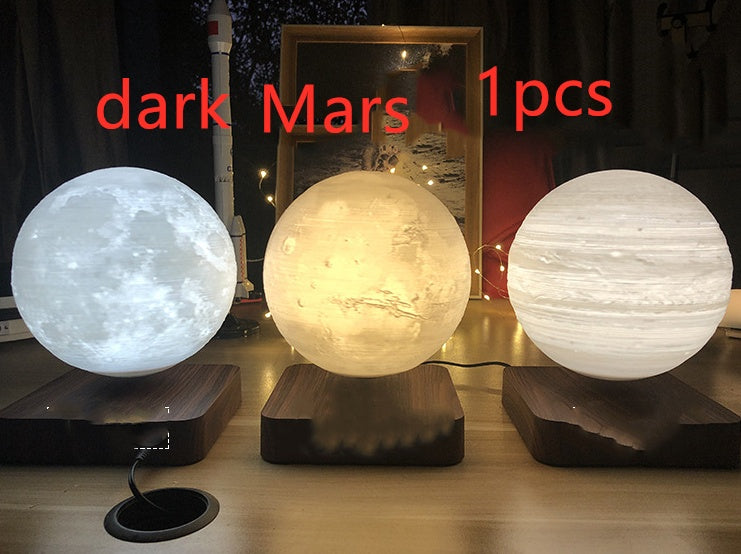 Magnetic Levitation Table Lamp - Moon Light 3D Printing Planet Night Light