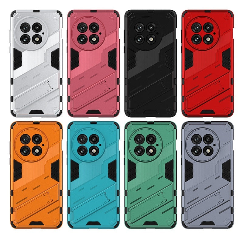 OnePlus 13 Phone Case Silicone Drop-resistant Soft And Hard Cover Invisible Bracket Magnetic Protection