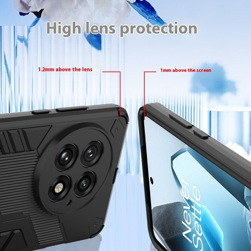 OnePlus 13 Phone Case Silicone Drop-resistant Soft And Hard Cover Invisible Bracket Magnetic Protection