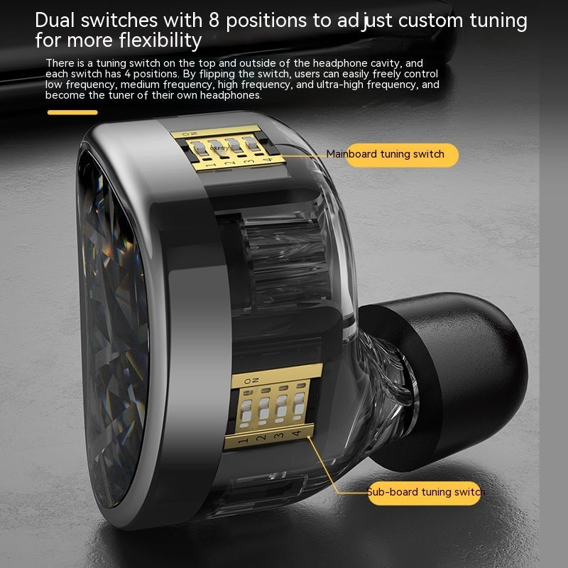 Twelve Unit Dynamic Iron Earphones With Tuning