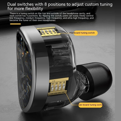 Twelve Unit Dynamic Iron Earphones With Tuning