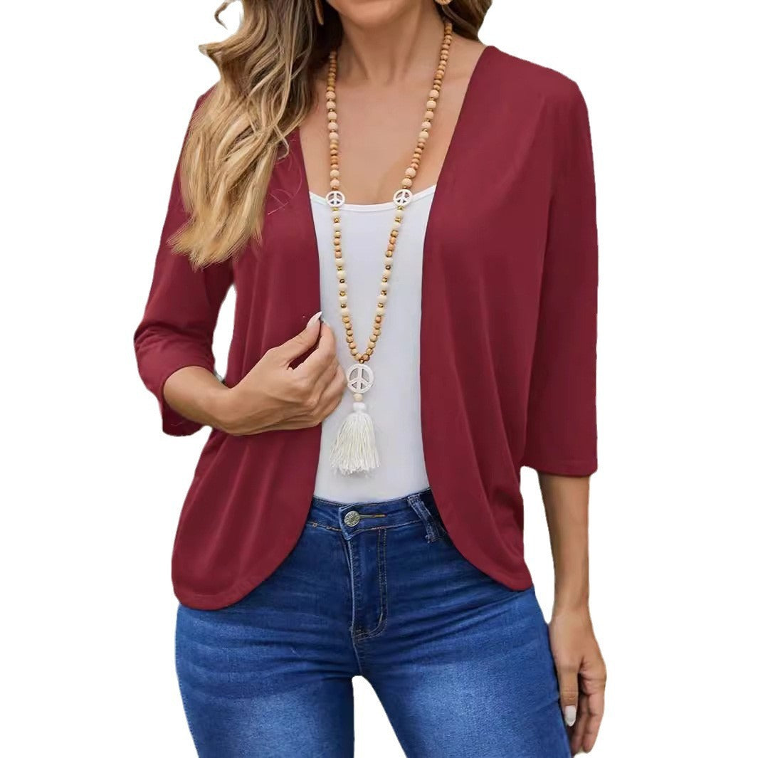 Cardigan Women's Clothes Knit Casual Coat