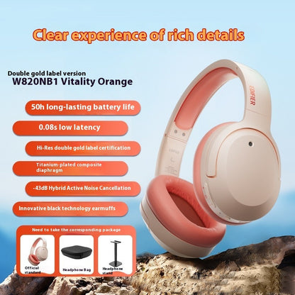 Double Gold Standard Version Active Noise Reduction Headset Bluetooth