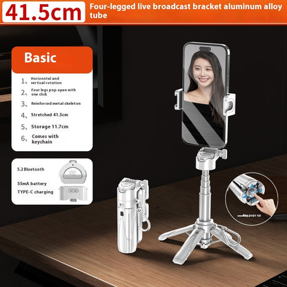 Multifunctional Integrated Mini Selfie Stick Bracket