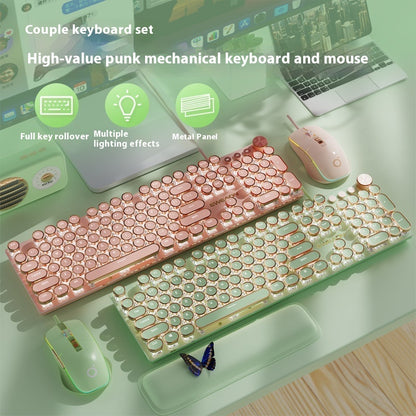 E-sports Machinery Keyboard Wired Wireless Bluetooth Office