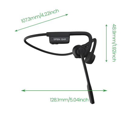 ENC Noise Reduction Wireless Open Bone Gas Conduction Bluetooth Headset