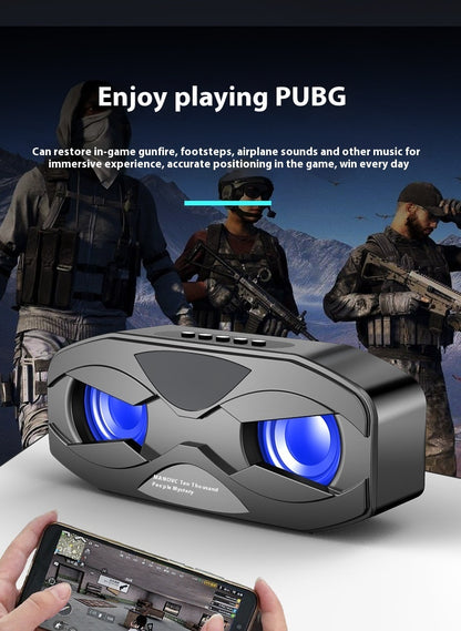 Bluetooth Subwoofer Colorful Light Small Speaker