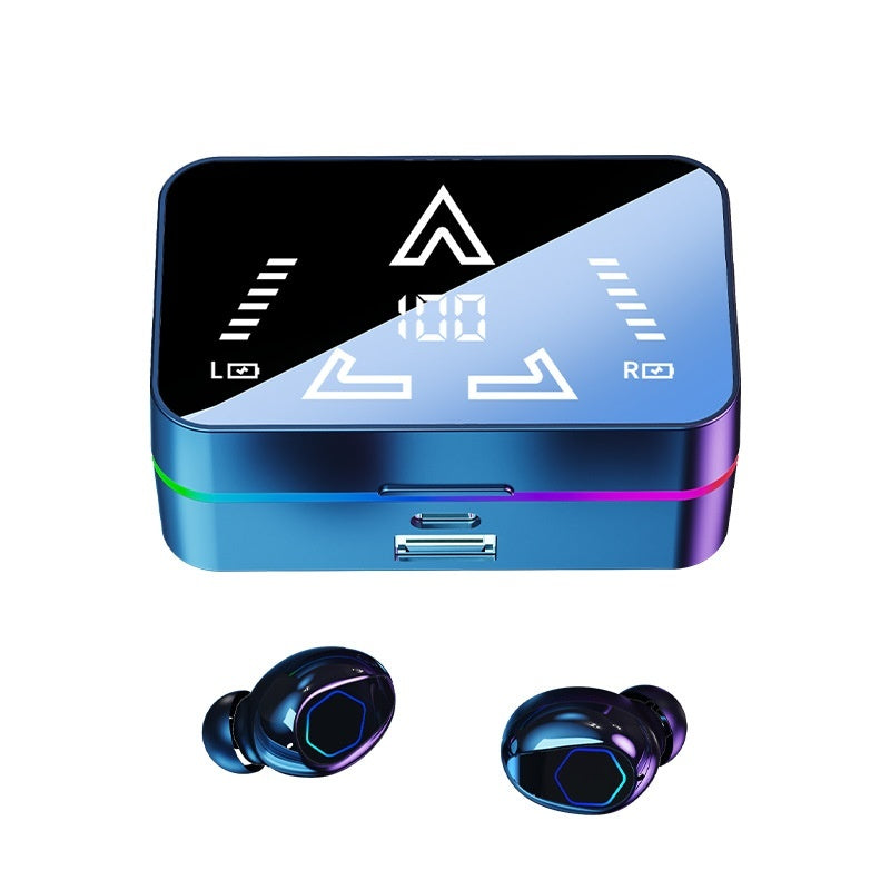 Long Endurance In-ear M49PRO Bluetooth Headset Mirror Digital Display