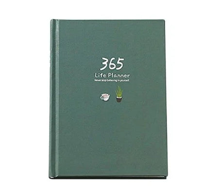 Schedule This Hardcover Planner Notebook – 365-Day Color