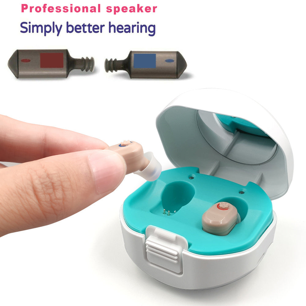 Wireless invisible hearing aid for the elderly